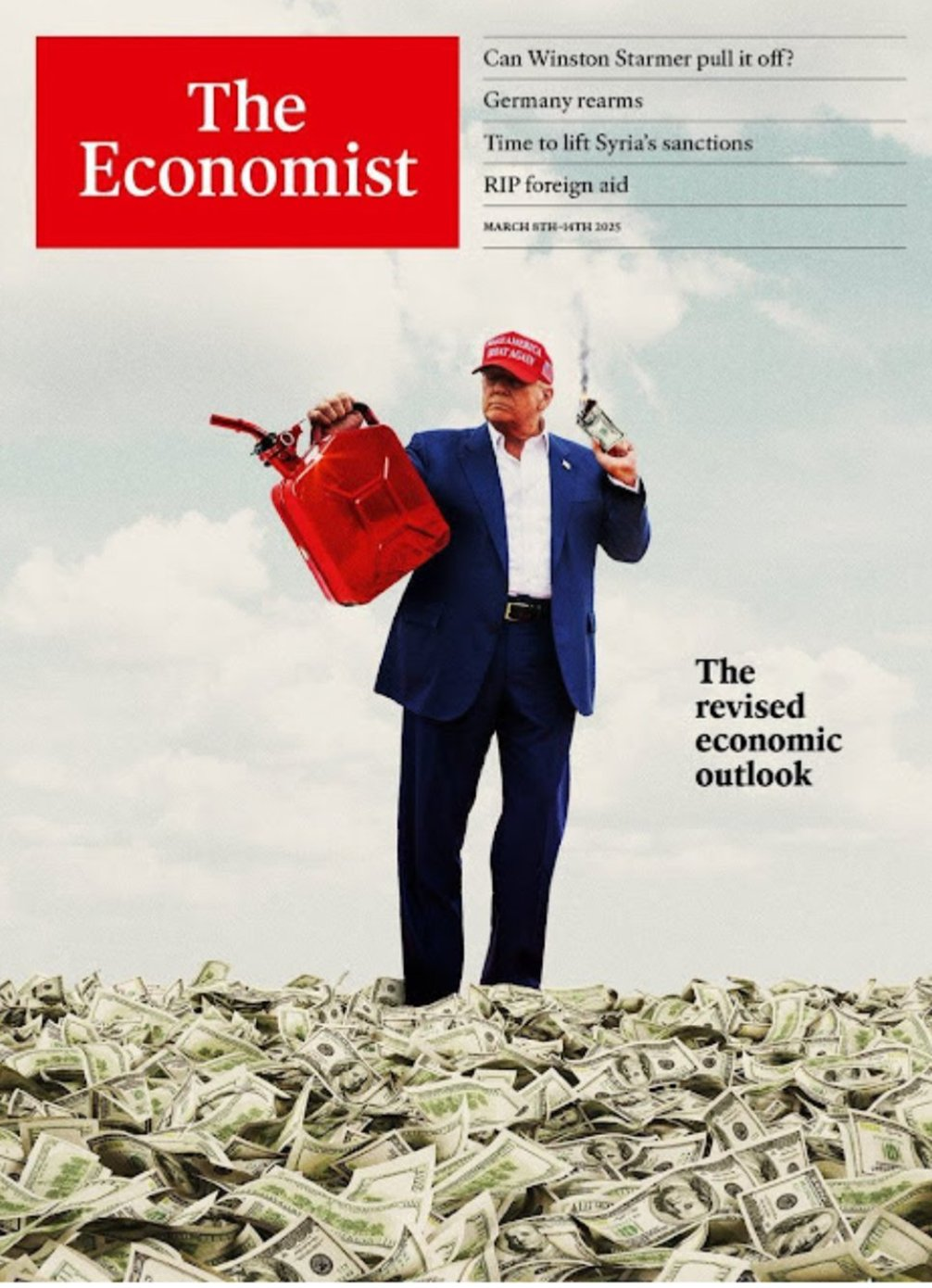 Trump on The Economist cover