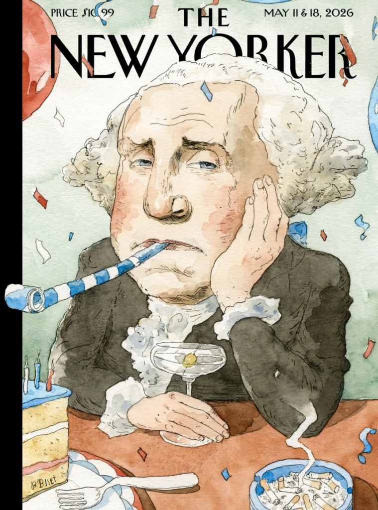 The New Yorker - Red, White & Kinda Blue.