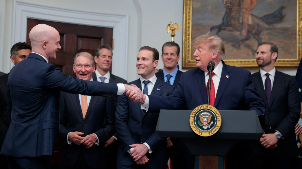 Crypto party at White House